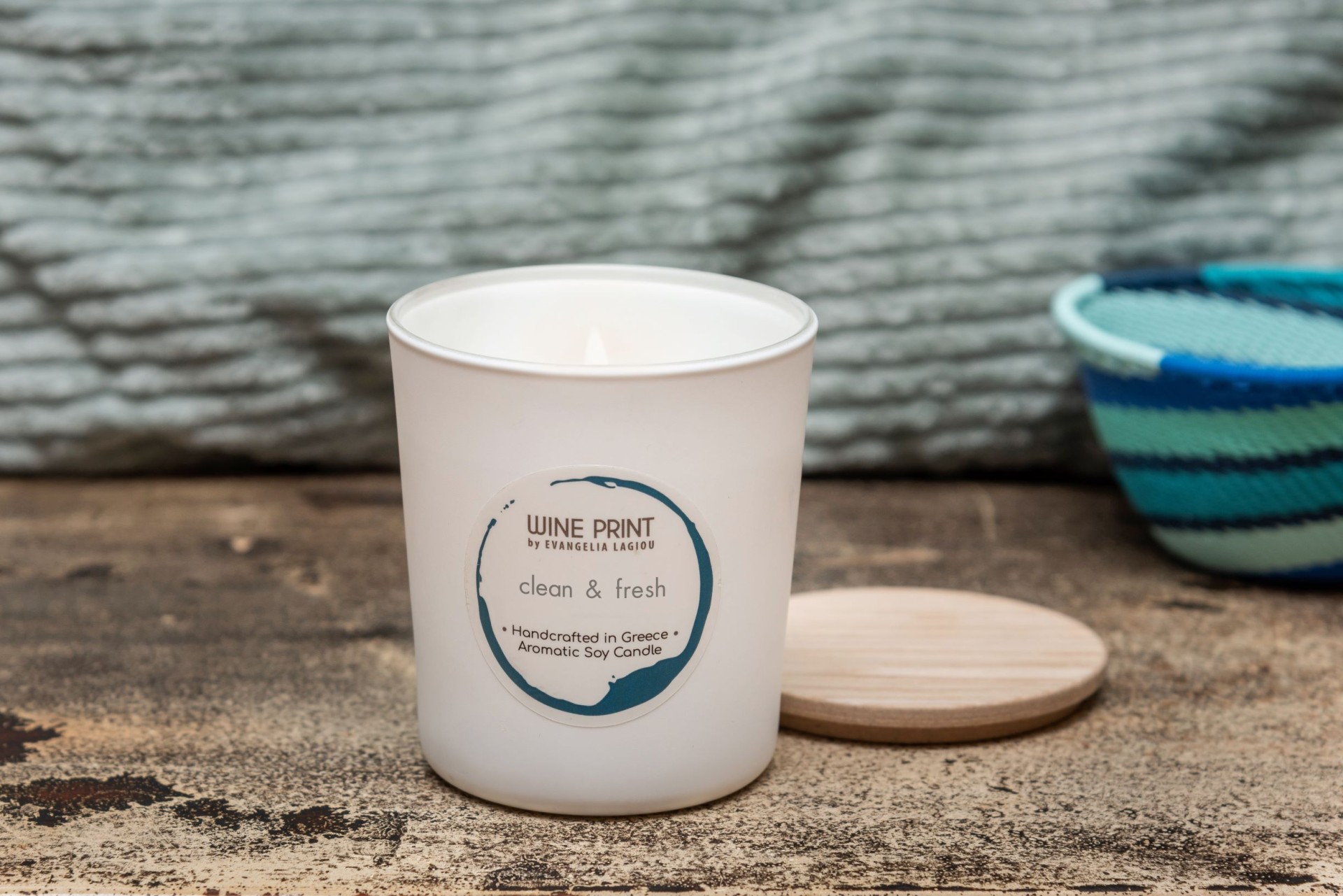 Clean and fresh White ceramic cup